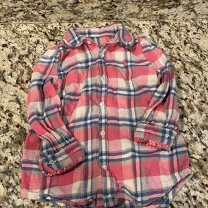 Ralph Lauren 2T girls plus button up shirt